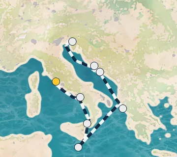 7 Night Rome to Trieste cruise