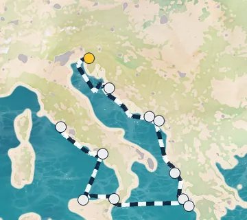 10 Night Trieste to Rome cruise
