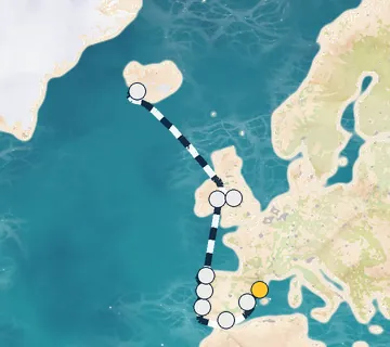 14 Night Barcelona to Reykjavik cruise
