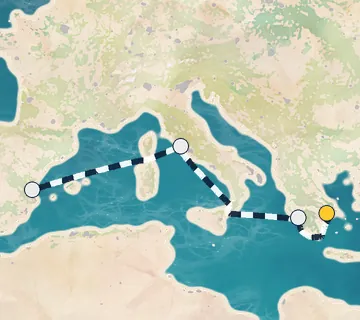 5 Night Athens to Valencia cruise