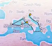 14 Night Trieste to Rome cruise