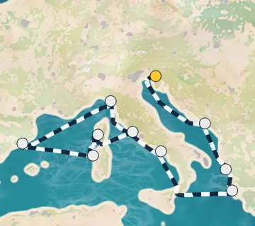 14 Night Trieste to Rome cruise