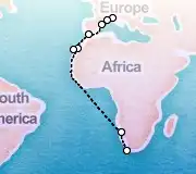 20 Night Cape Town to Marseille cruise