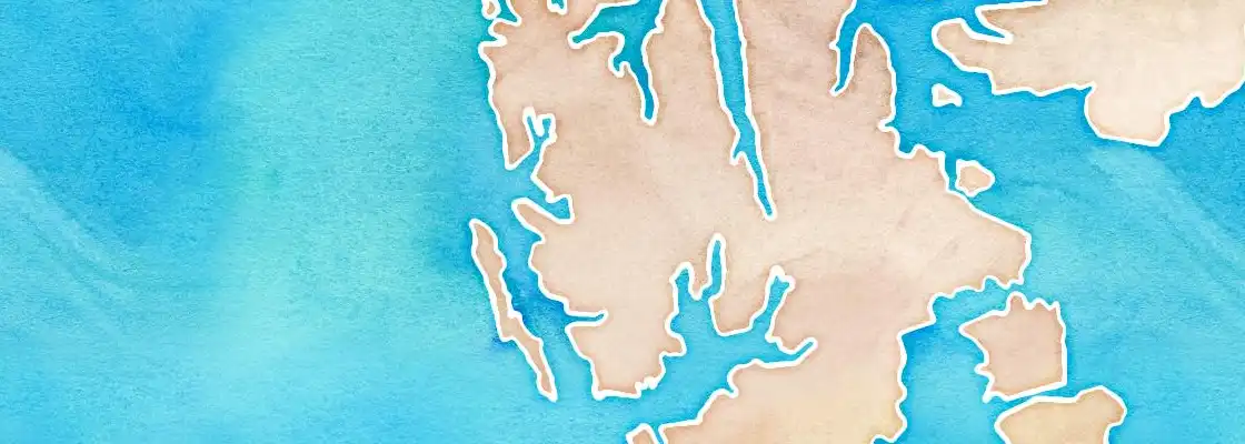 Map of Spitsbergen Island port area