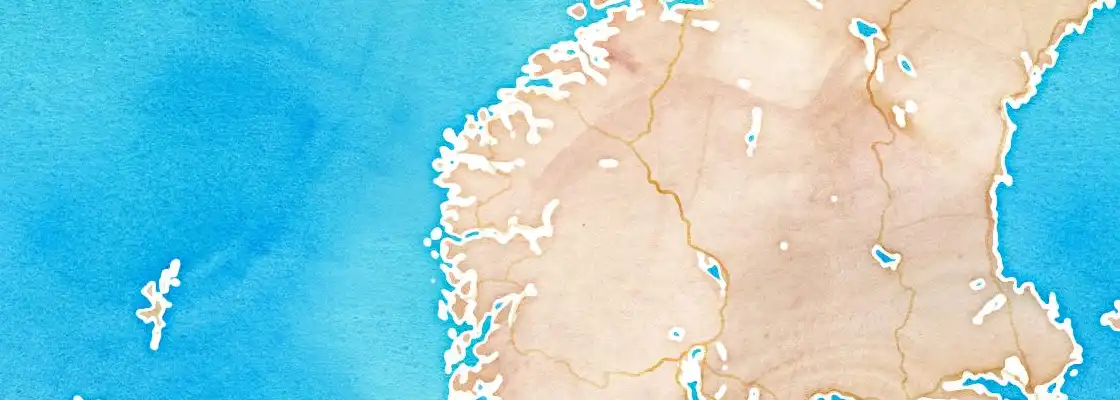 Map of Skjolden port area