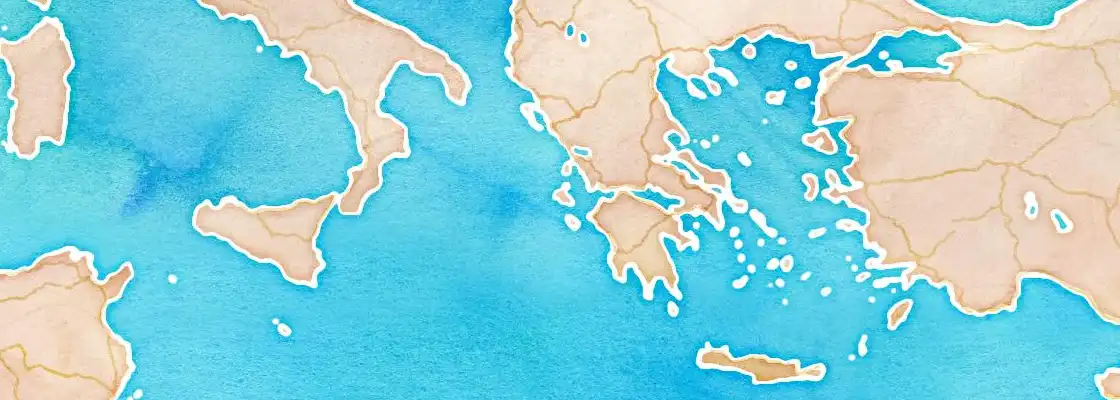 Map of Cephalonia port area