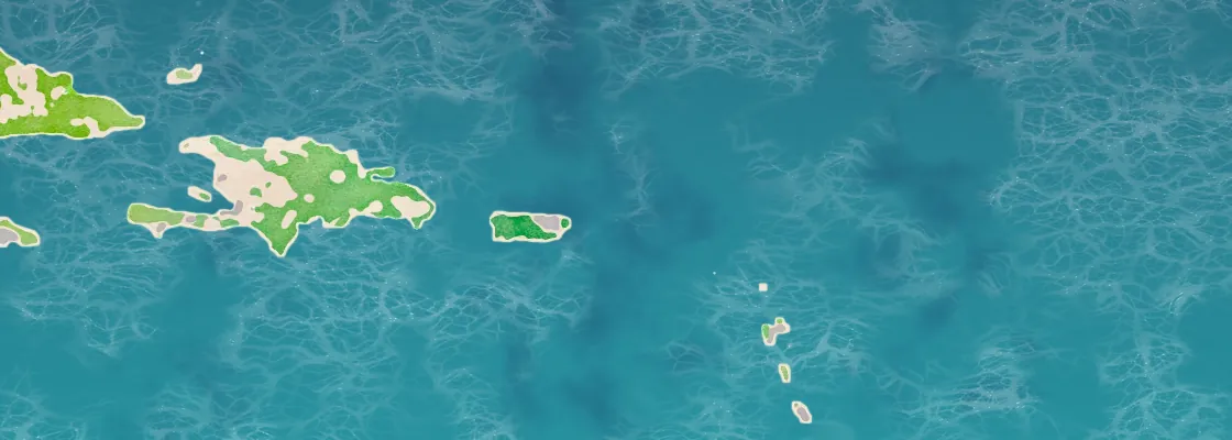 Map of St. John, USVI port area