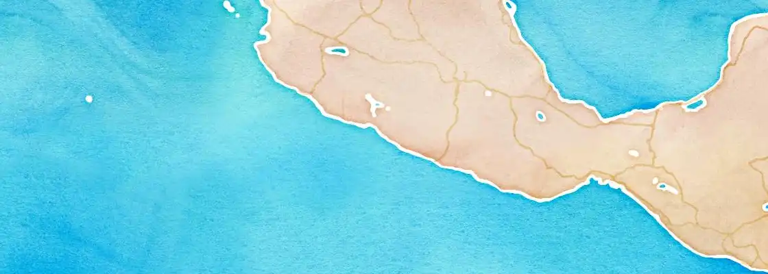 Map of Zihuatanejo port area