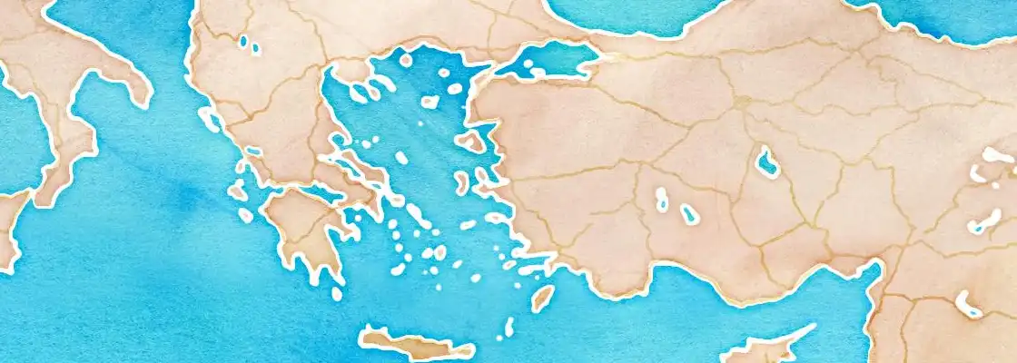 Map of Izmir port area