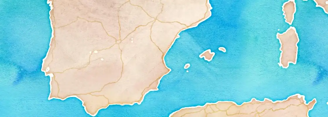 Map of Valencia port area