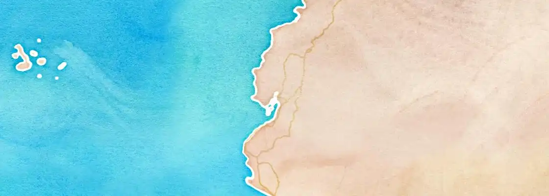 Map of Guayaquil port area