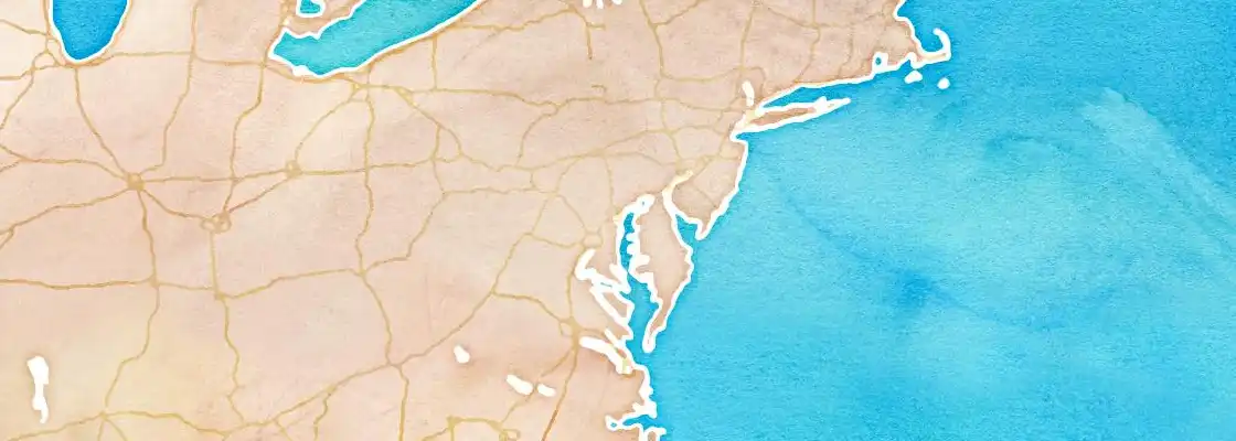 Map of Baltimore port area
