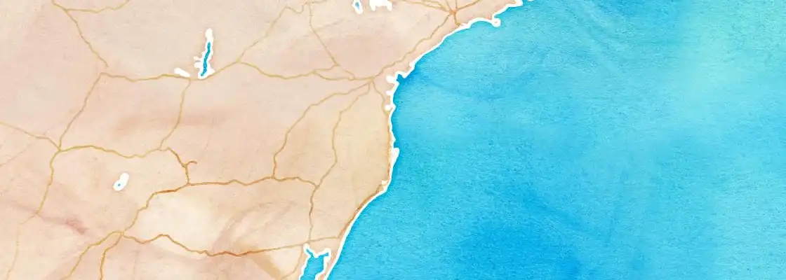 Map of Porto Belo port area