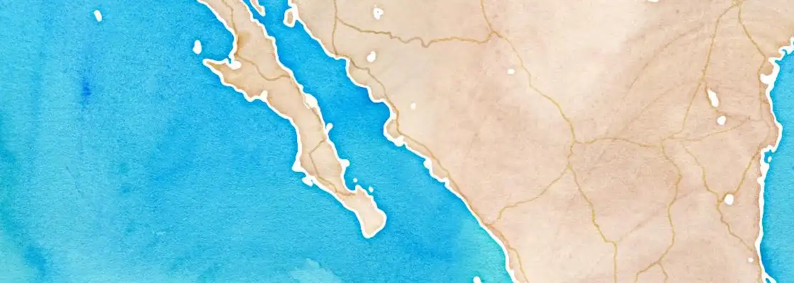 Map of Topolobampo port area