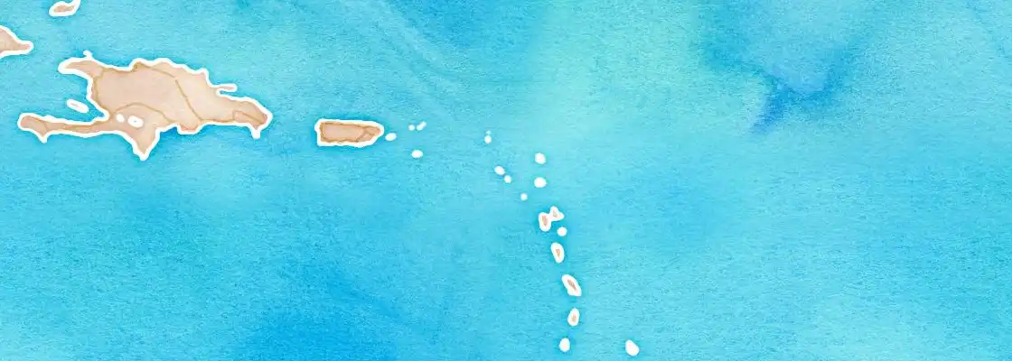 Map of Nevis port area