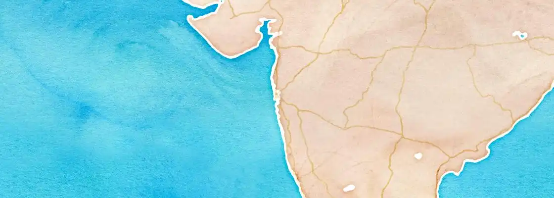 Map of Bombay port area