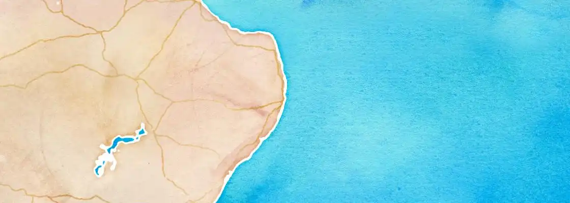 Map of Recife port area