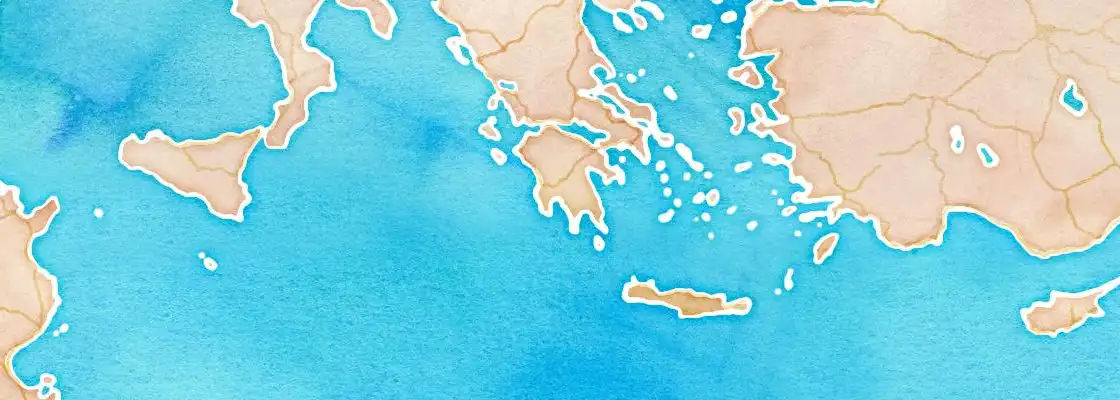 Map of Kalamata port area