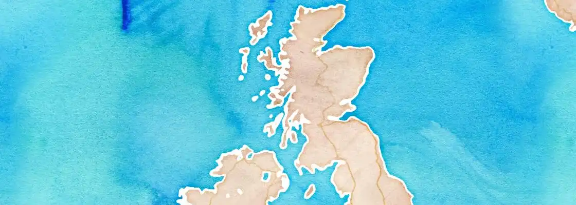 Map of Oban port area