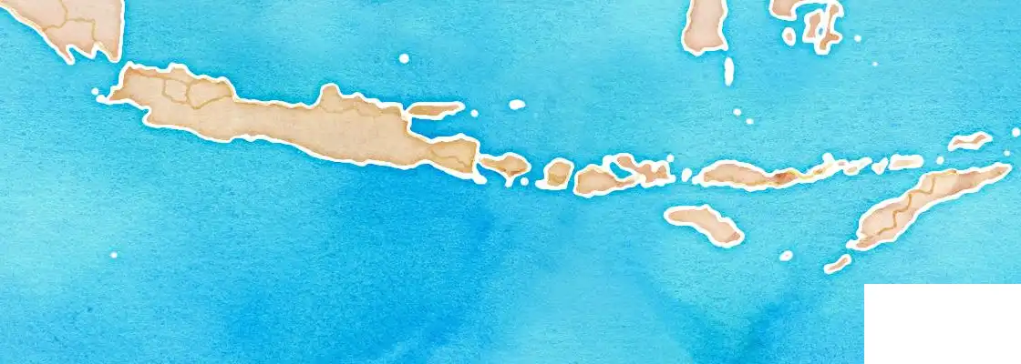 Map of Bali port area