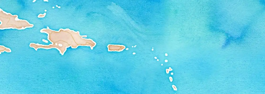 Map of St. Thomas port area