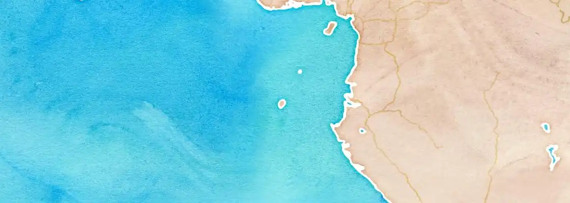 Map of Sao Tome port area