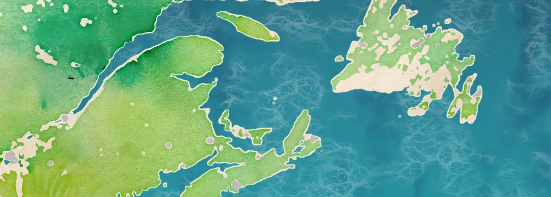 Map of Cap-aux-Meules port area