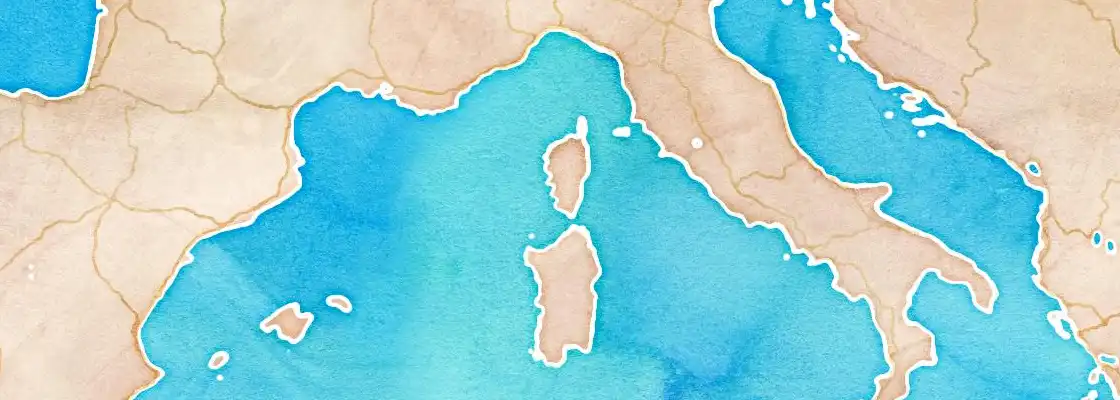 Map of Propriano port area