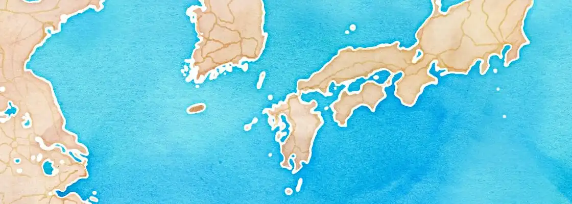 Map of Fukuoka port area