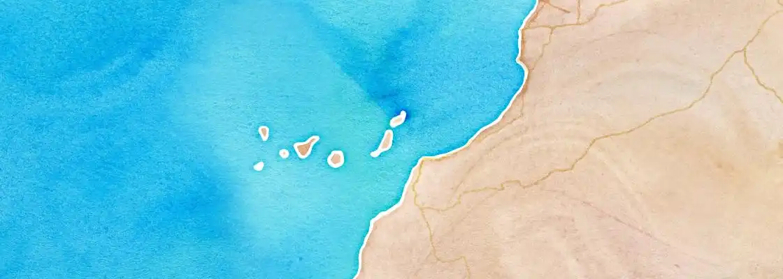Map of Puerto del Rosario port area