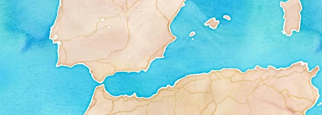 Map of Cartagena port area