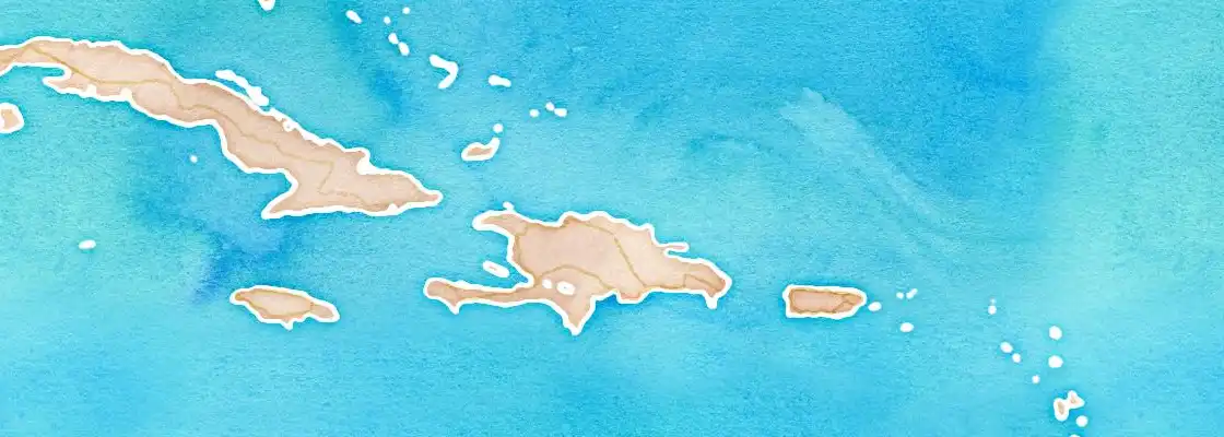 Map of Amber Cove port area
