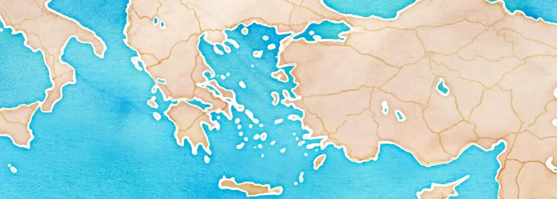 Map of Khios port area