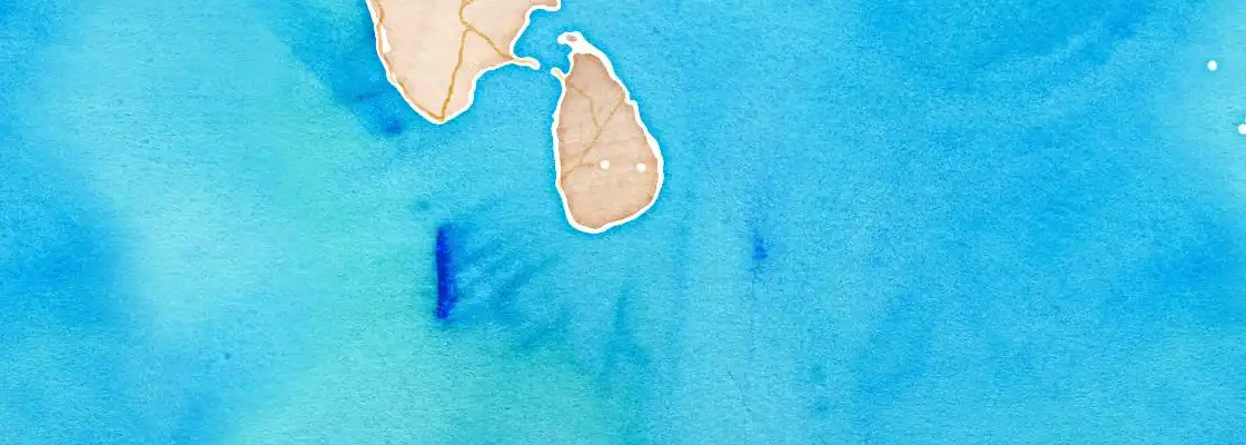 Map of Hambantota port area
