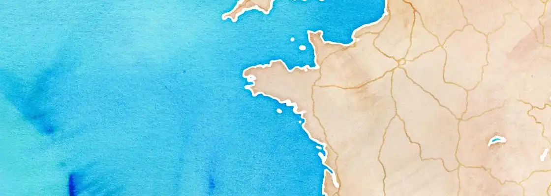 Map of Lorient port area