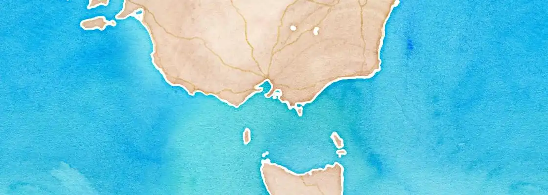 Map of Phillip Island port area