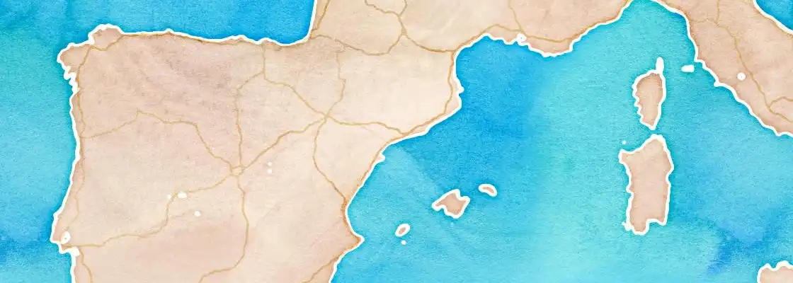 Map of Tarragona port area