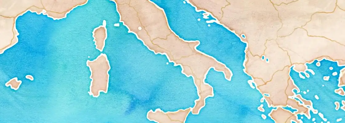 Map of Naples port area