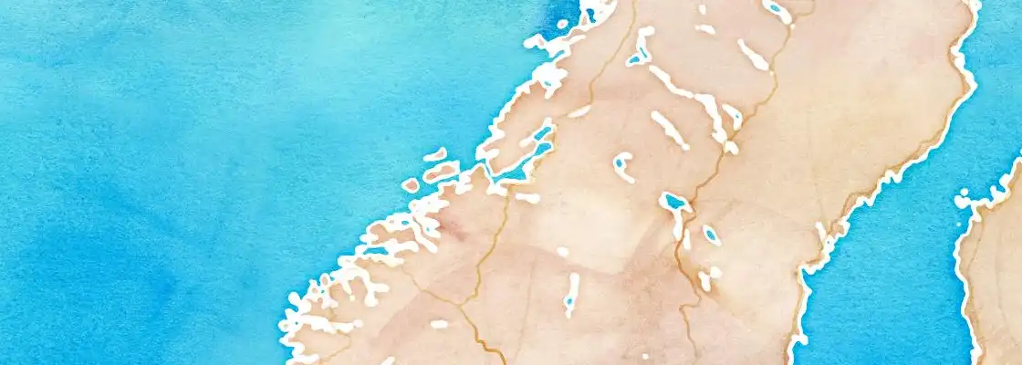 Map of Trondheim port area