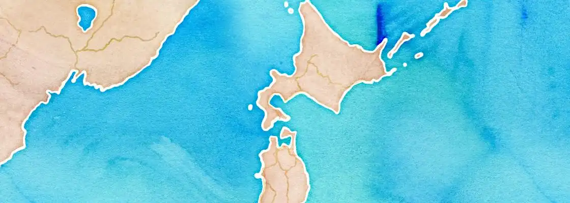 Map of Muroran port area