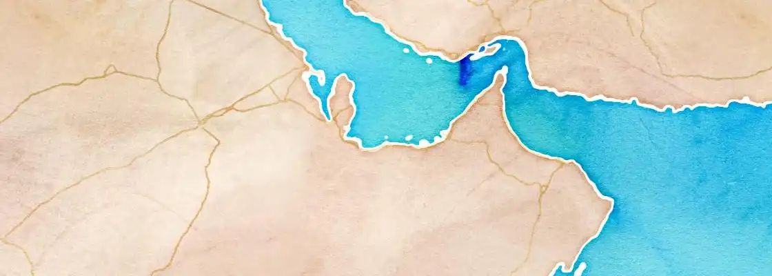 Map of Sir Bani Yas Island port area