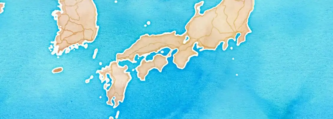 Map of Tokushima port area
