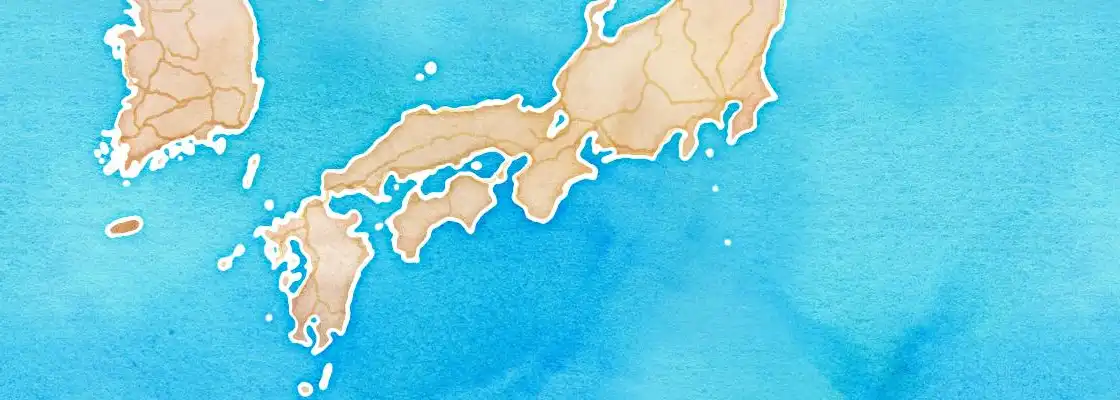 Map of Kumano port area