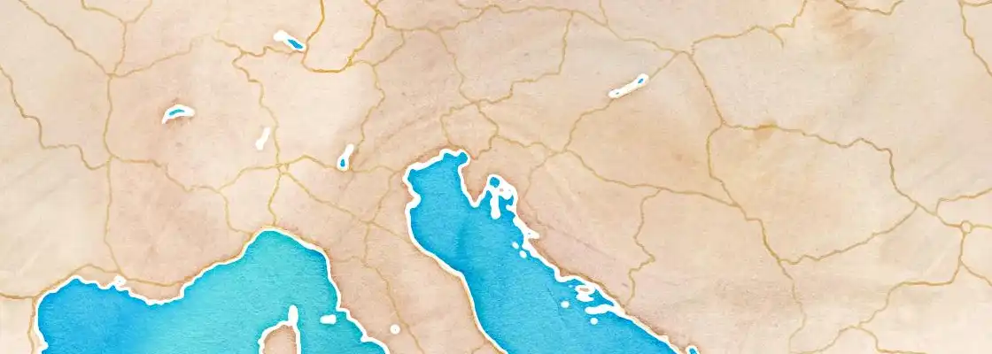 Map of Rijeka port area