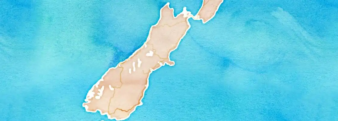 Map of Christchurch port area