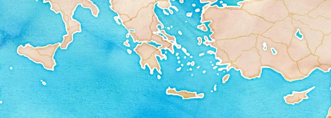 Map of Hydra port area