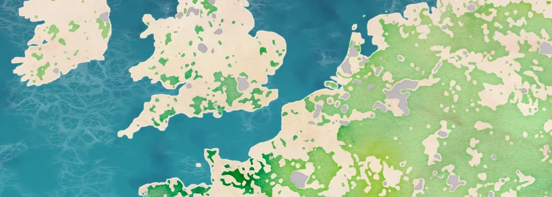 Map of London port area