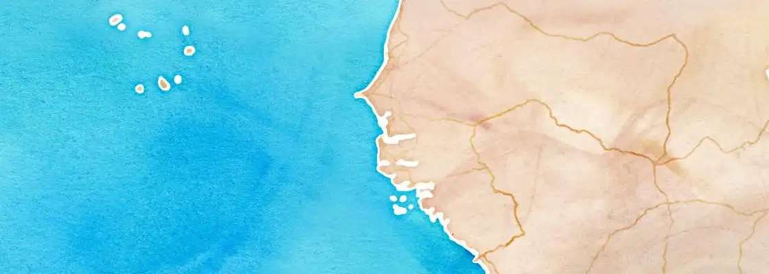 Map of Banjul port area