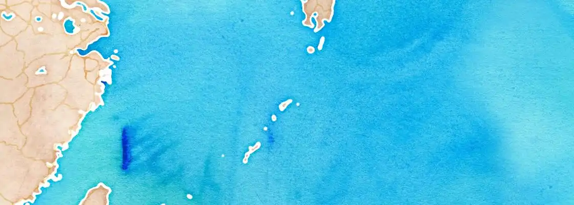 Map of Amami Oshima port area