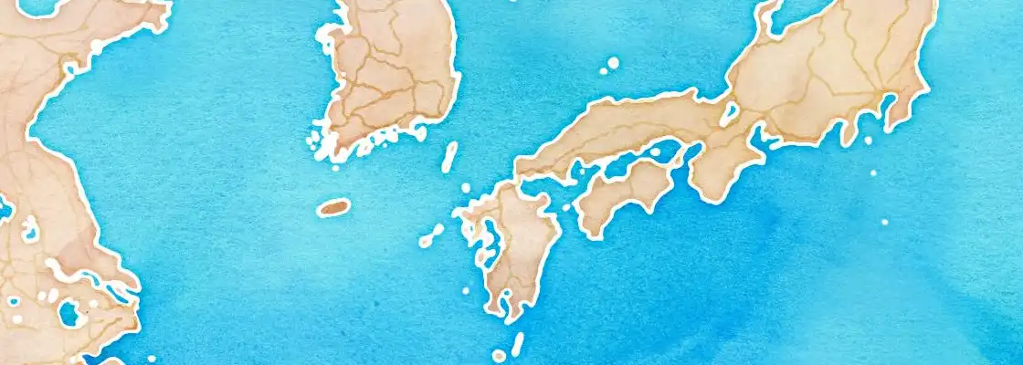 Map of Kitakyushu port area